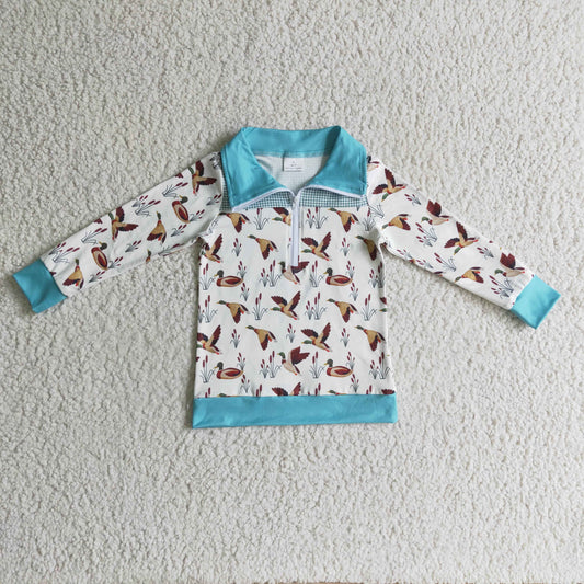 BT0095 new arrival kids turn-down collar long sleeve zipper outwear boy and girls fall top