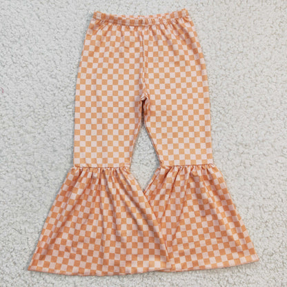 P0057 baby girls fashion elastic waist bell bottoms